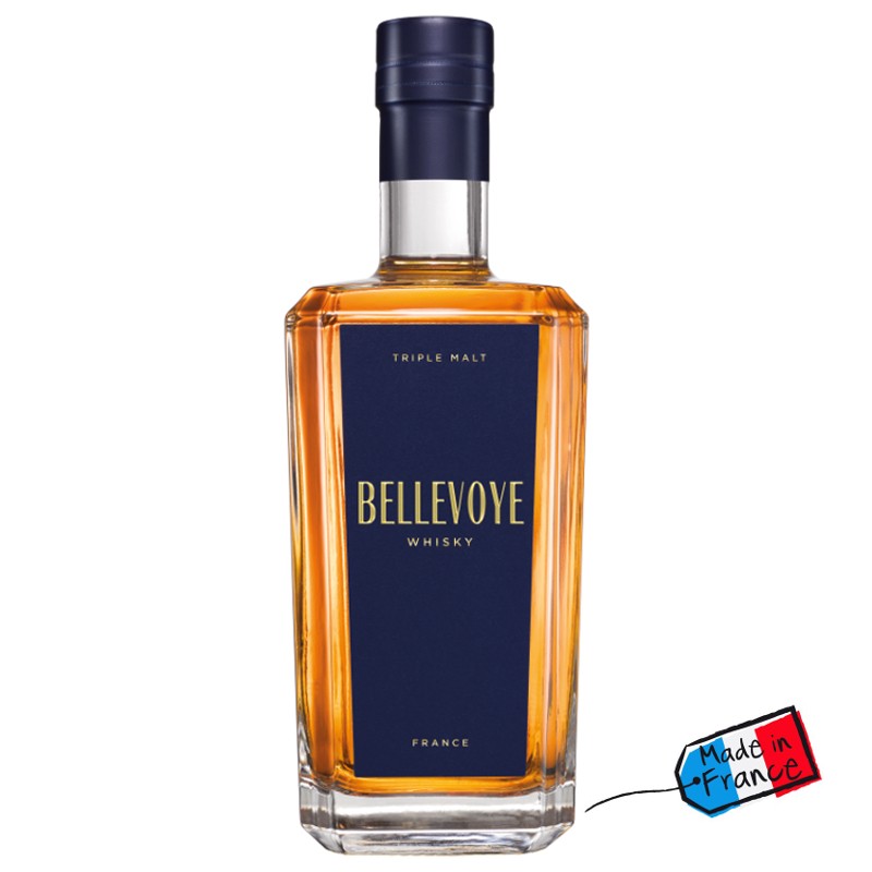 WHISKY - BELLEVOYE Triple Malt 40° (étiquette bleue) - LA CAVE DES POTES