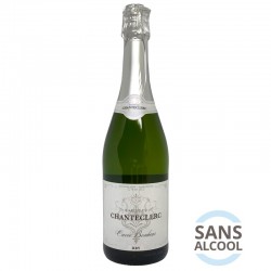 Vin blanc effervescent sans alcool Domaine La Colombette Baron de Chanteclerc Cuvée Bonheur 0%