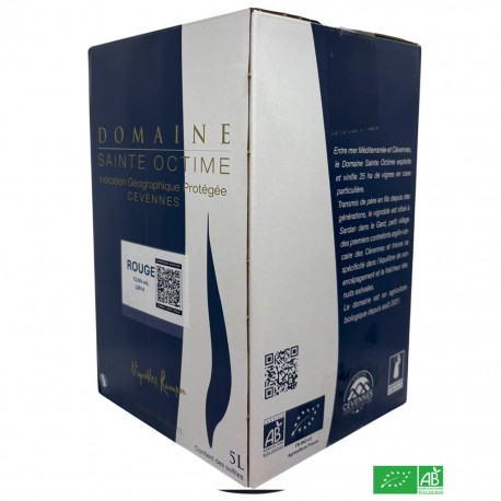 CÉVENNES Domaine Octime BIB 5L rouge 2025